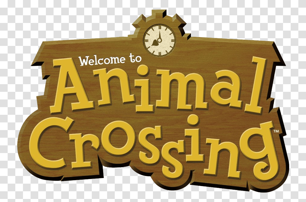 Animal Crossing Logo Animal Crossing Wild World, Clock Tower, Word, Text, Label Transparent Png