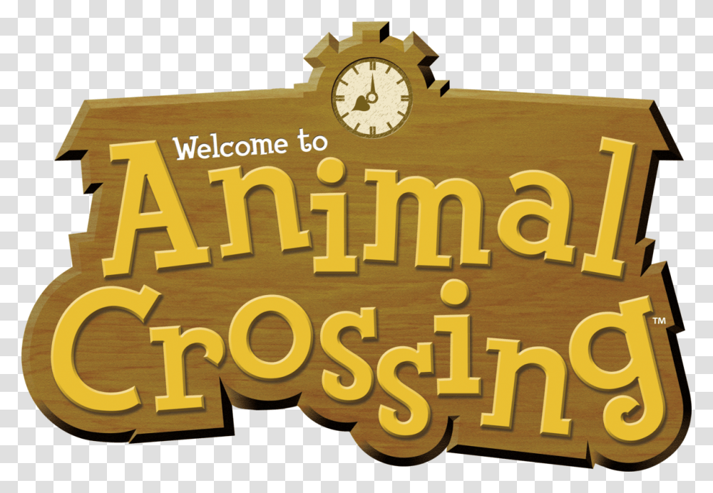 Animal Crossing Logo, Word, Clock Tower Transparent Png