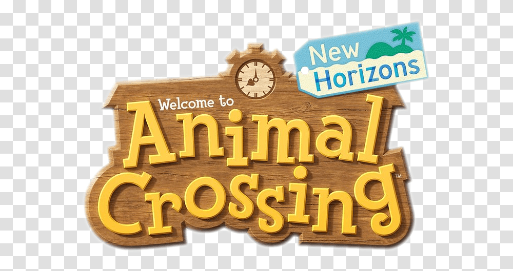 Animal Crossing New Horizons Wiki Fandom Animal Crossing New Horizons Logo, Word, Text, Clock Tower, Alphabet Transparent Png