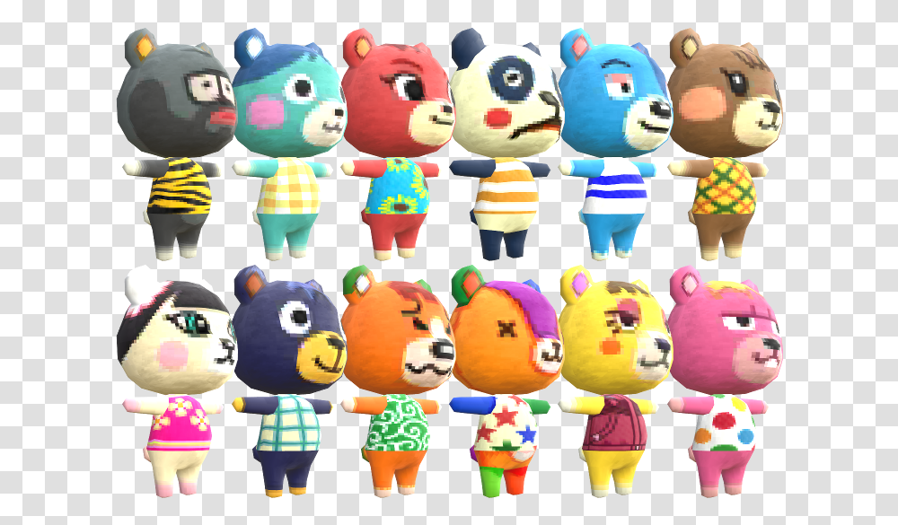 Animal Crossing New Leaf Cubs The Models Resource Cub Villagers Animal Crossing, Pac Man, Toy, Person, Human Transparent Png