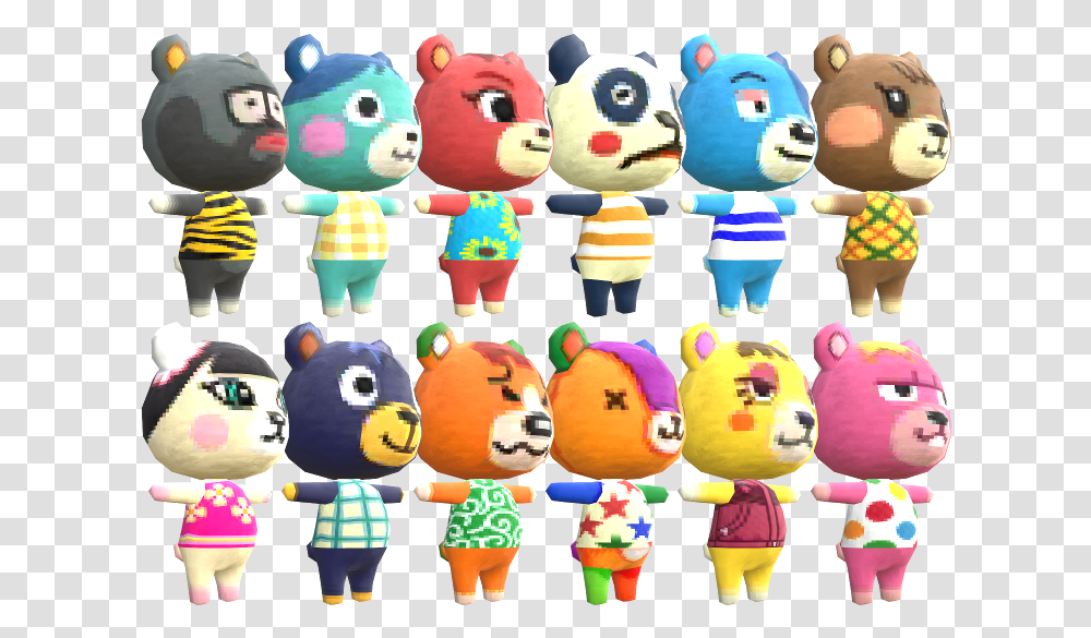 Animal Crossing New Leaf Cubs The Models Resource Cub Villagers Animal ...