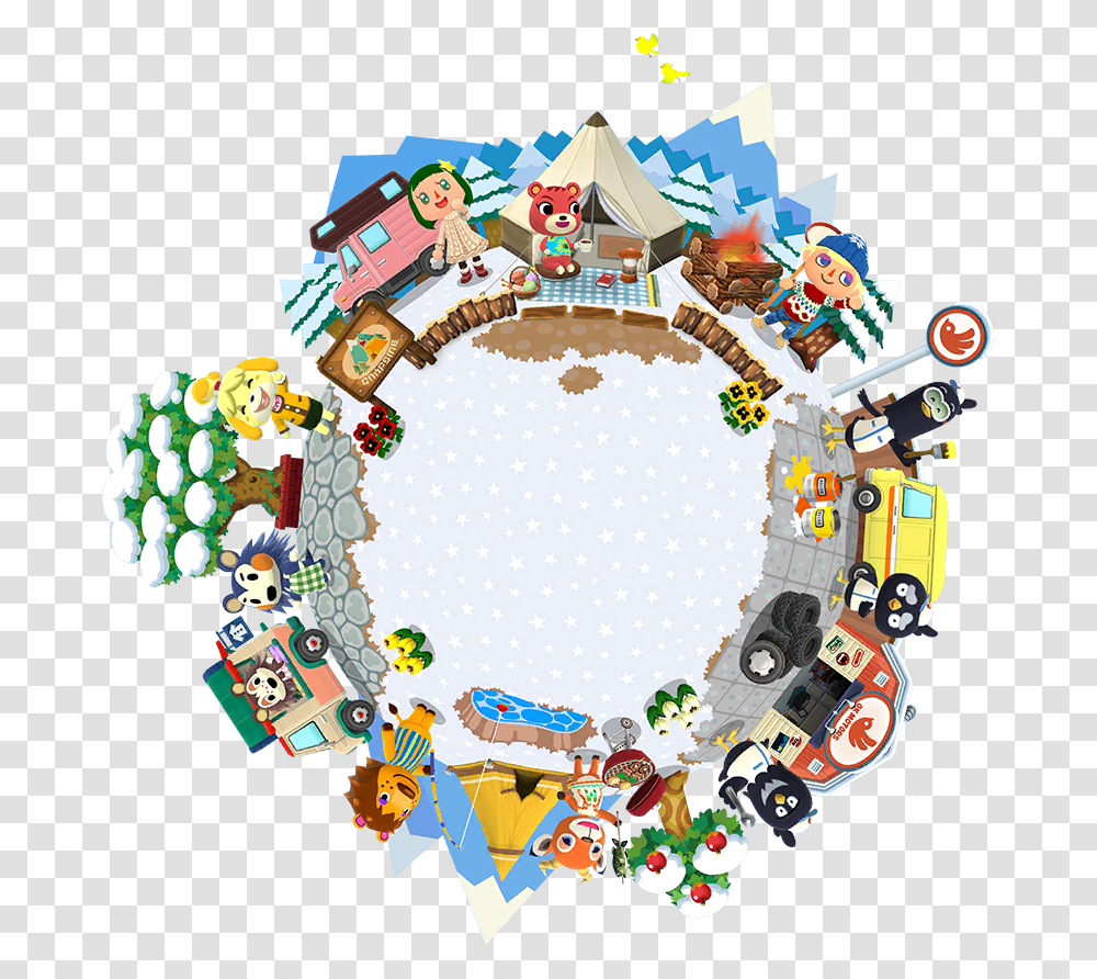 Animal Crossing Pocket Camp Loading Screen, Poster Transparent Png