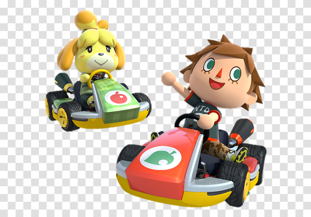 Animal Crossing Villager Mario Kart Download Isabelle Mario Kart 8 Deluxe, Vehicle, Transportation, Toy, Sports Car Transparent Png