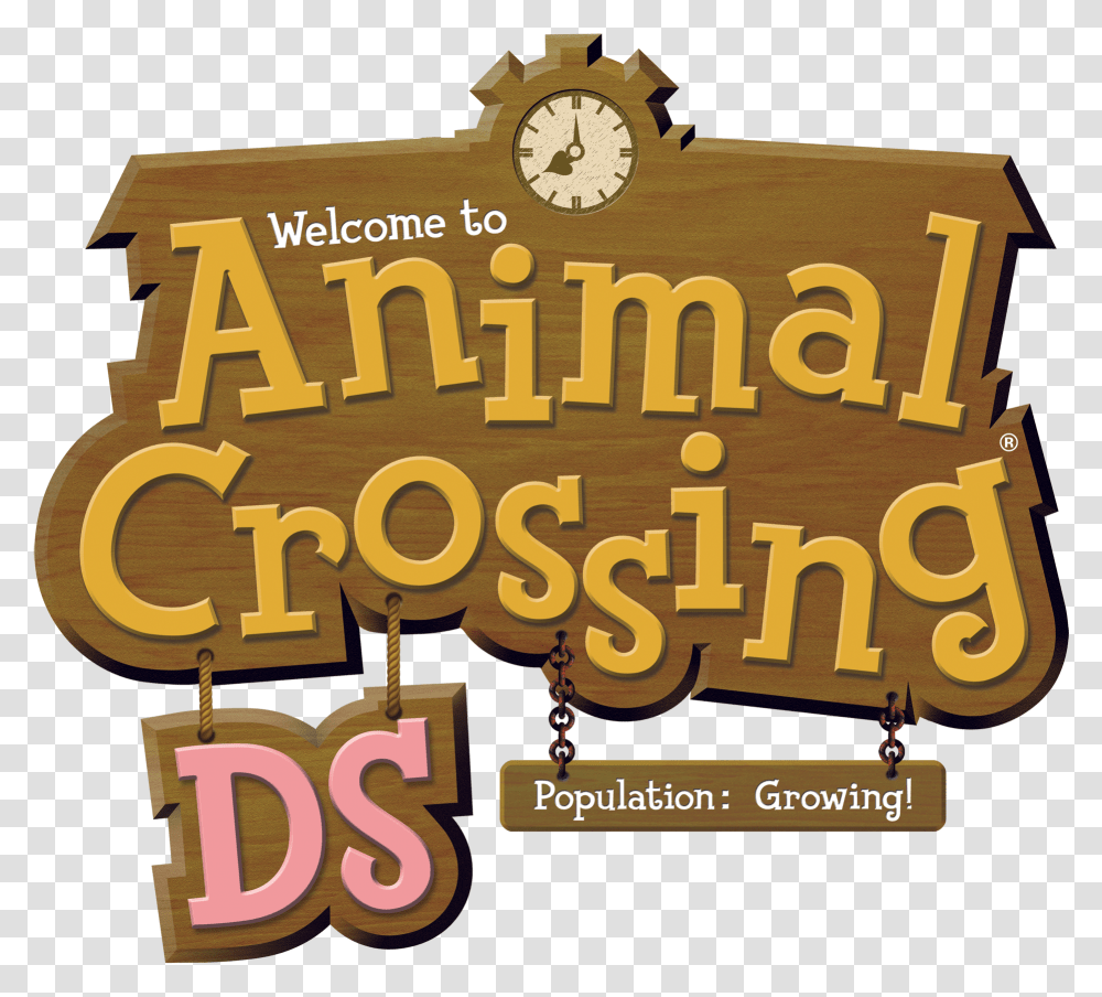Animal Crossing Wild World 2015 Promotional Art Mobygames Animal Crossing Wild World, Word, Text, Logo, Symbol Transparent Png