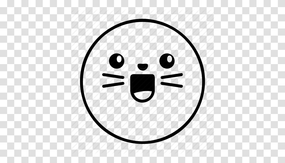Animal Cute Emoji Emoticon Facepaint Happy Smileys Icon, Sphere, Photography, Logo Transparent Png