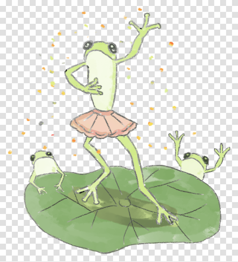 Animal Dancing Frog Hand Drawn And Psd, Insect, Invertebrate Transparent Png