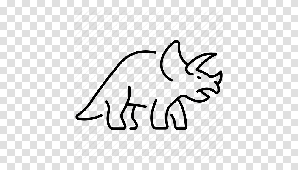 Animal Dinosaur Extinct Triceratops Wildlife Icon, Alphabet Transparent Png