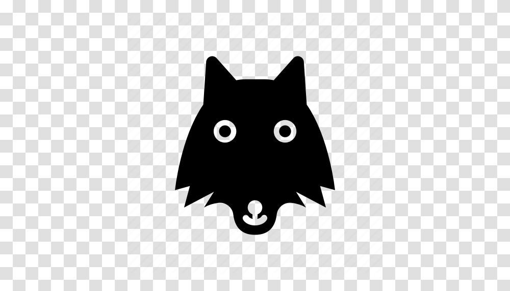 Animal Dog Face Head Logo Wild Wolf Icon, Black Cat, Pet, Mammal, Camera Transparent Png