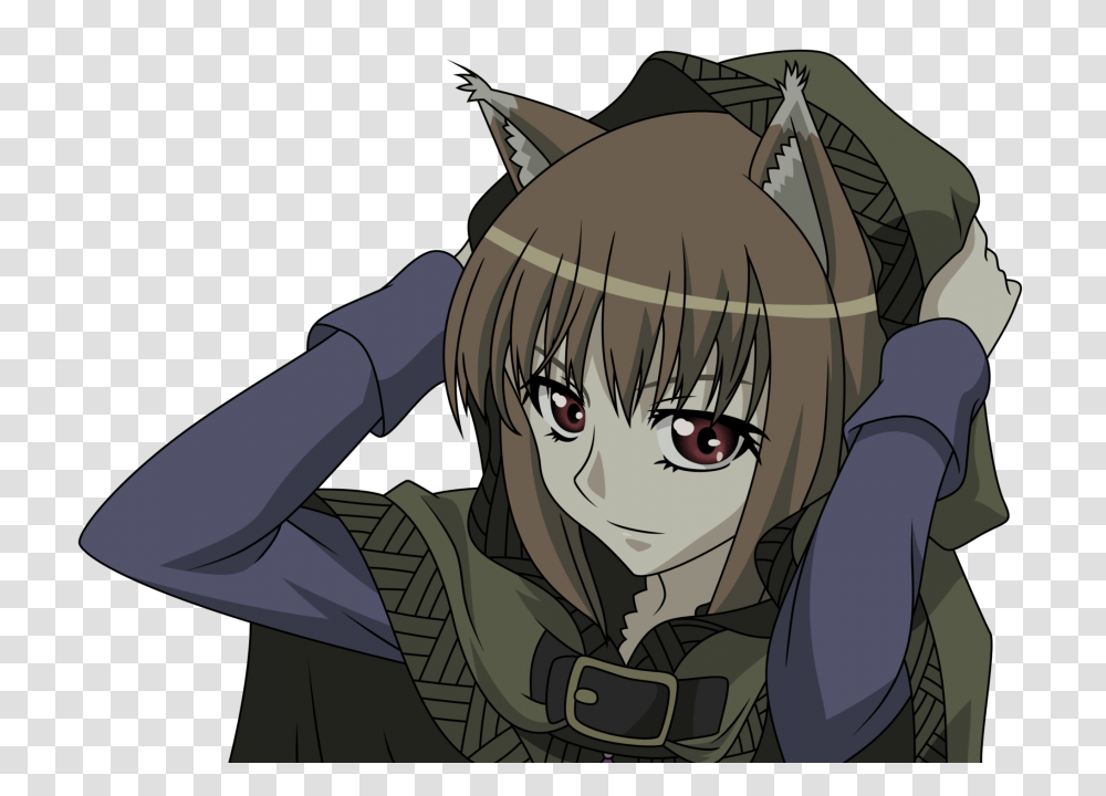 Animal Ears Holo The Wolf, Manga, Comics, Book Transparent Png