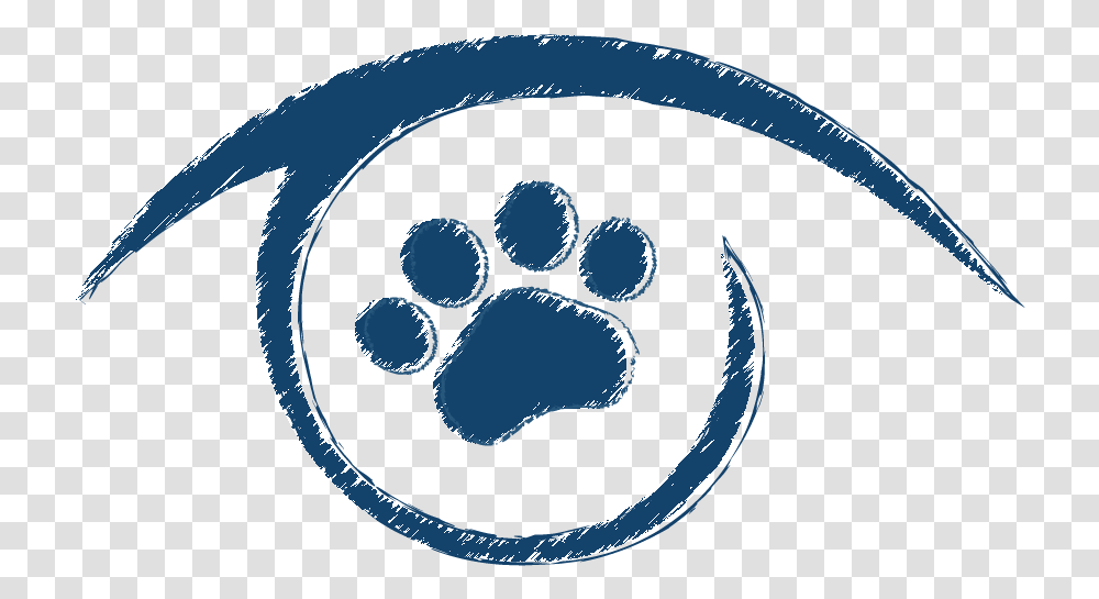 Animal Eye Clinic Eye Clipart Full Size Clipart Logotipo Logo Mascotas, Footprint Transparent Png