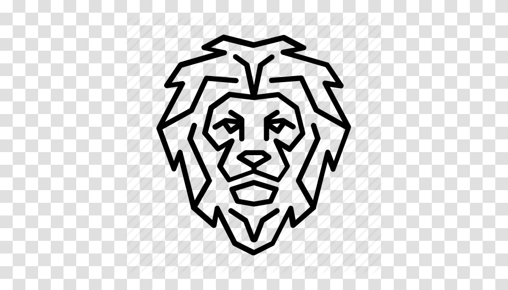 Animal Face Head Jungle King Lion Wild Icon, Hand Transparent Png