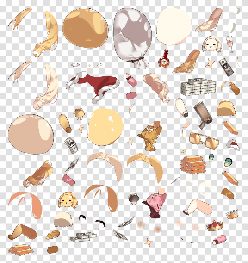 Animal Figure, Confetti, Paper, Food, Sweets Transparent Png