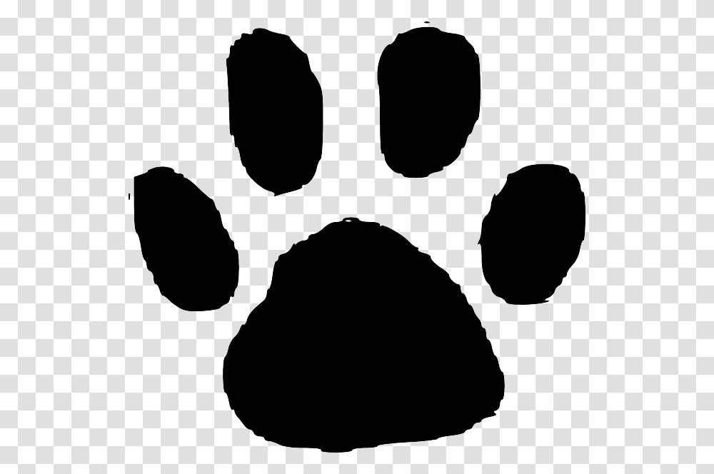 Animal Footprints Clipart, Stencil Transparent Png