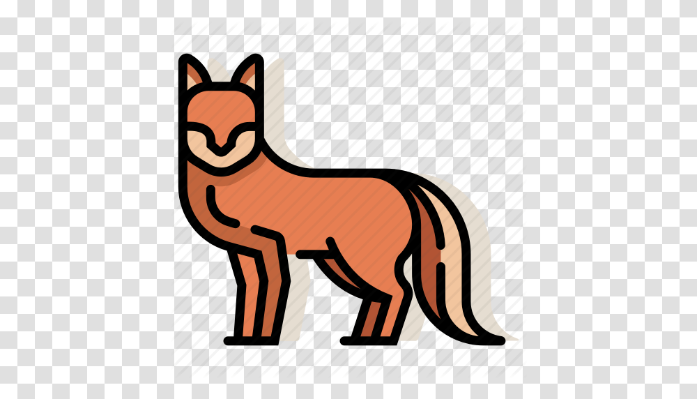 Animal Fox Furry Vulpes Wild Wildlife Zoo Icon, Label, Mammal, Deer Transparent Png