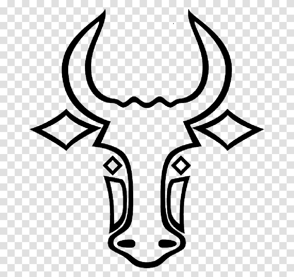 Animal Horn Clipart To Draw, Stencil, Emblem Transparent Png