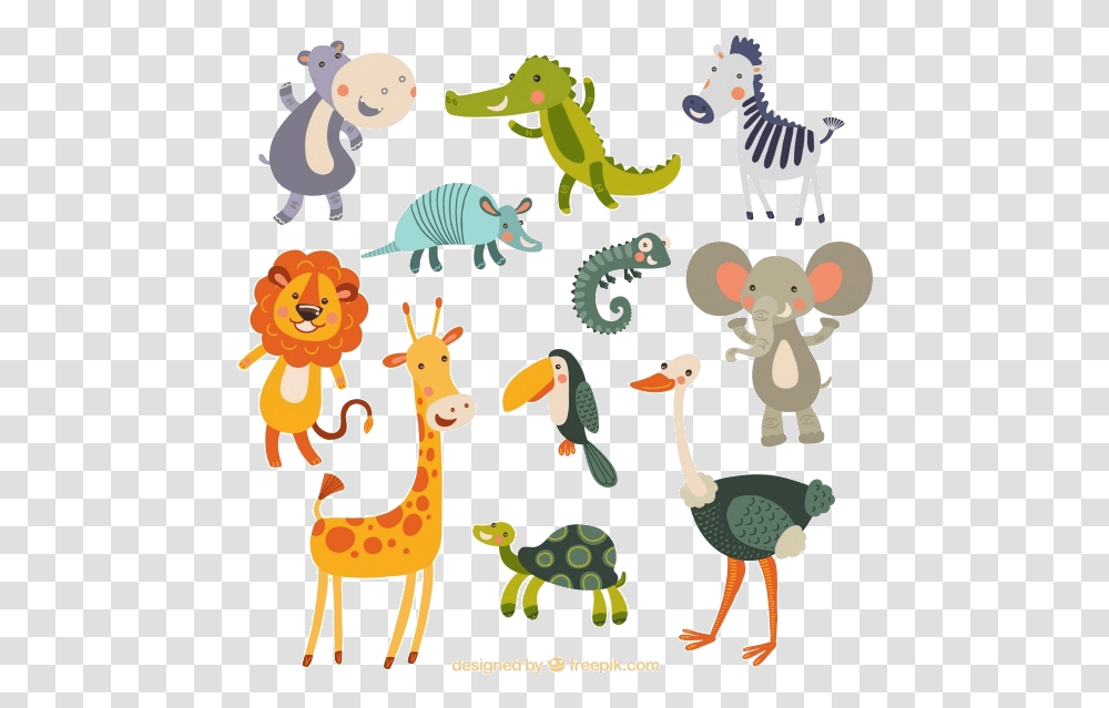 Animal Huge Collection Of Land Animals Clipart More Animals Vector, Mammal, Antelope, Wildlife, Bird Transparent Png