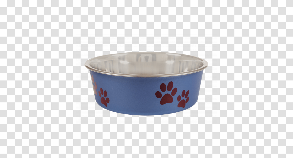Animal Instincts Bella Dog Bowl With Paw Design Foss Feeds, Bathtub, Mixing Bowl, Soup Bowl Transparent Png