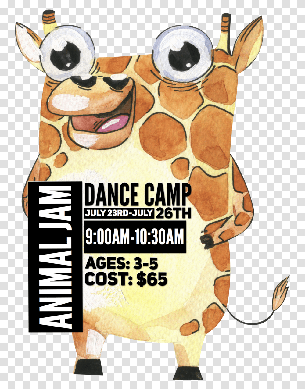 Animal Jam Dance Camp Cartoon, Advertisement, Poster, Flyer, Paper Transparent Png