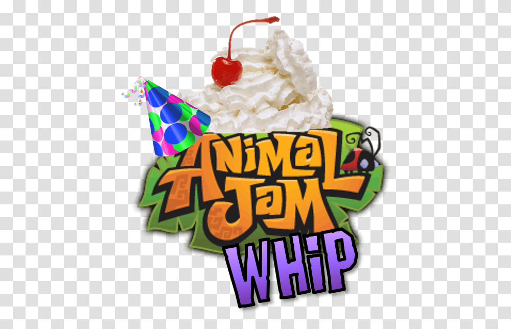 Animal Jam Logo Animal Jam, Cream, Dessert, Food, Creme Transparent Png