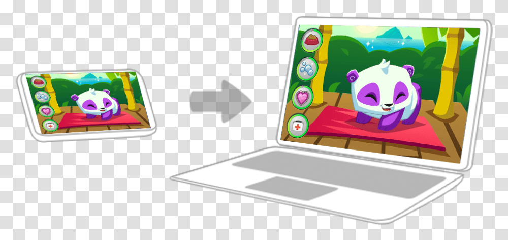 Animal Jam Play Wild Is A Free Learning Game For All Ages Office Equipment, Pc, Computer, Electronics, Laptop Transparent Png