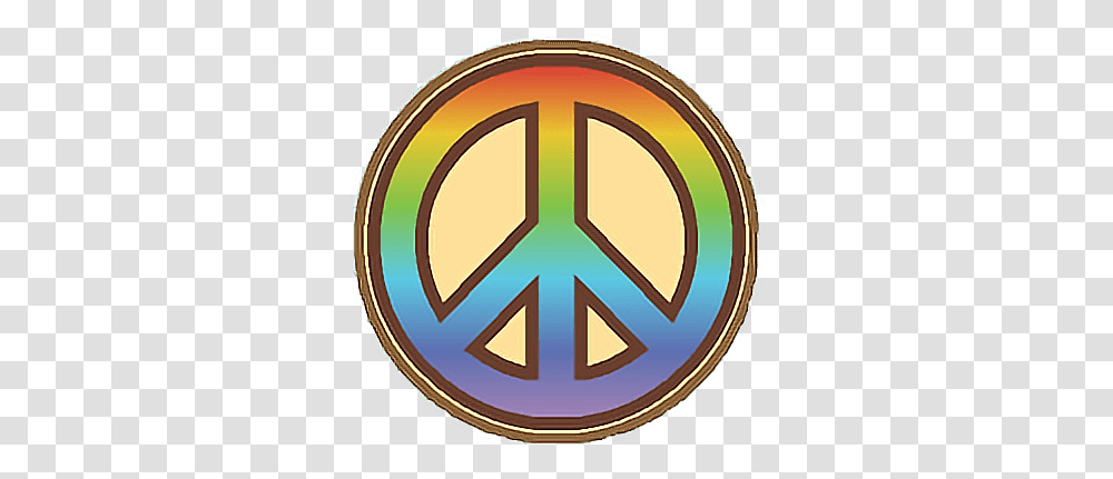 Animal Jam Sticker By Dragaypultu200d Colorful Mandala Peace Sign, Logo, Symbol, Trademark, Badge Transparent Png