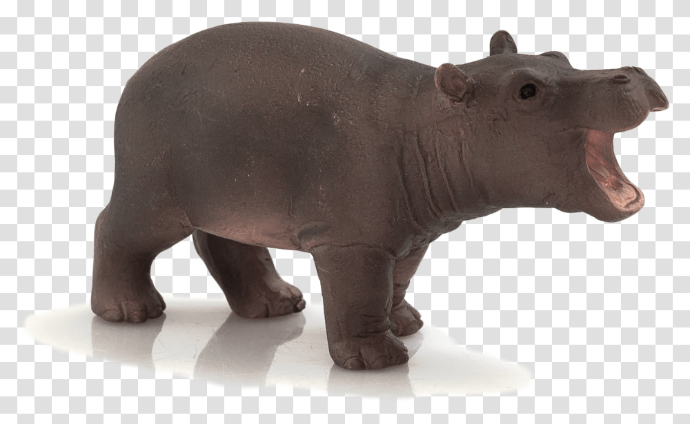 Animal Planet Baby Hippopotamus Mojo Hippo, Mammal, Wildlife, Statue, Sculpture Transparent Png