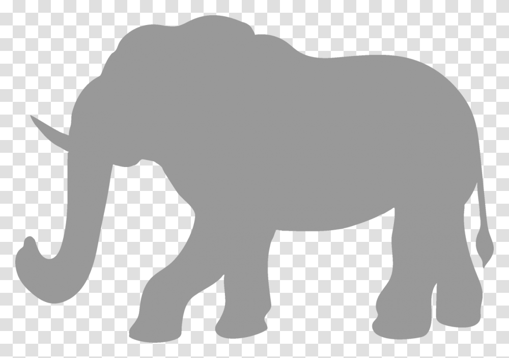 Animal Safari Elephant Svg Cut File Black Rhinoceros, Silhouette, Mammal, Bull, Bison Transparent Png