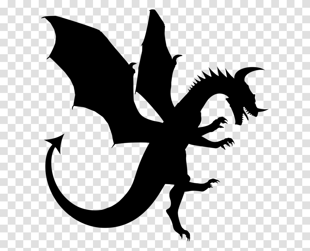 Animal Silhouettes Chinese Dragon Drawing, Gray, World Of Warcraft Transparent Png