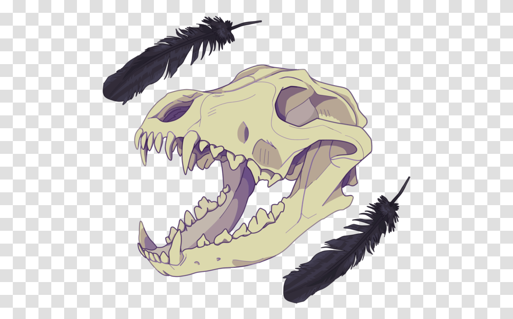Animal Skull Drawing Dog Skull Drawing, Reptile, Dinosaur, T-Rex, Teeth Transparent Png