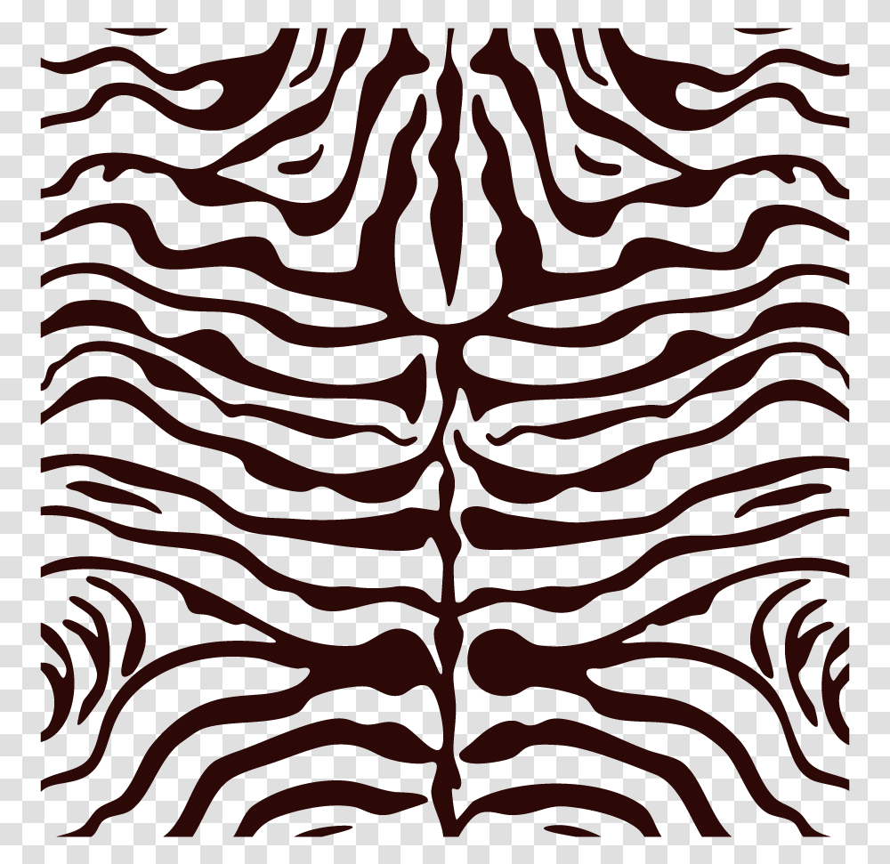 Animal Stripes Clip Art Black And White Library Background Tiger Stripes, Rug, Texture, Pattern, Ornament Transparent Png