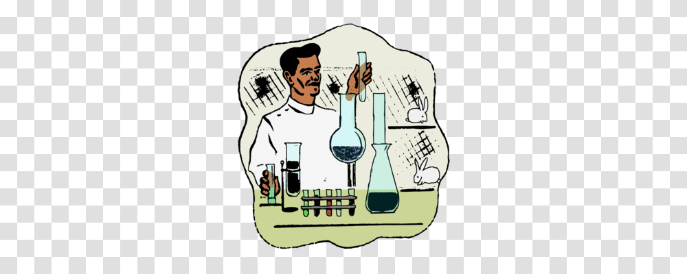Animal Testing Drawing Experiment Laboratory, Person, Human, Worker, Scientist Transparent Png