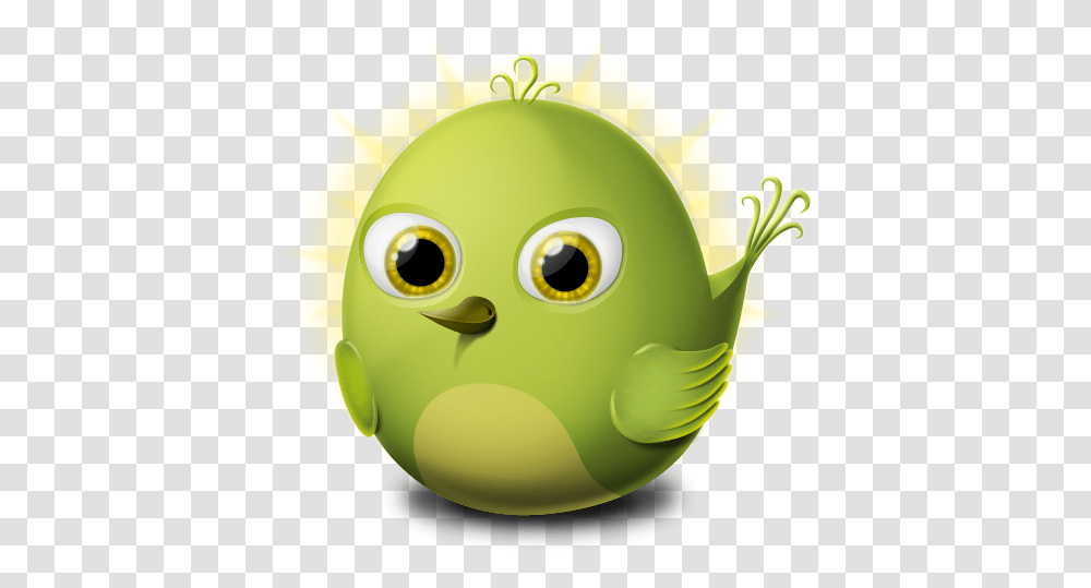 Animal Twitter Bird Sunbird Birdies 128px Icon Gallery Follow Me On Twitter, Green, Toy, Face, Head Transparent Png