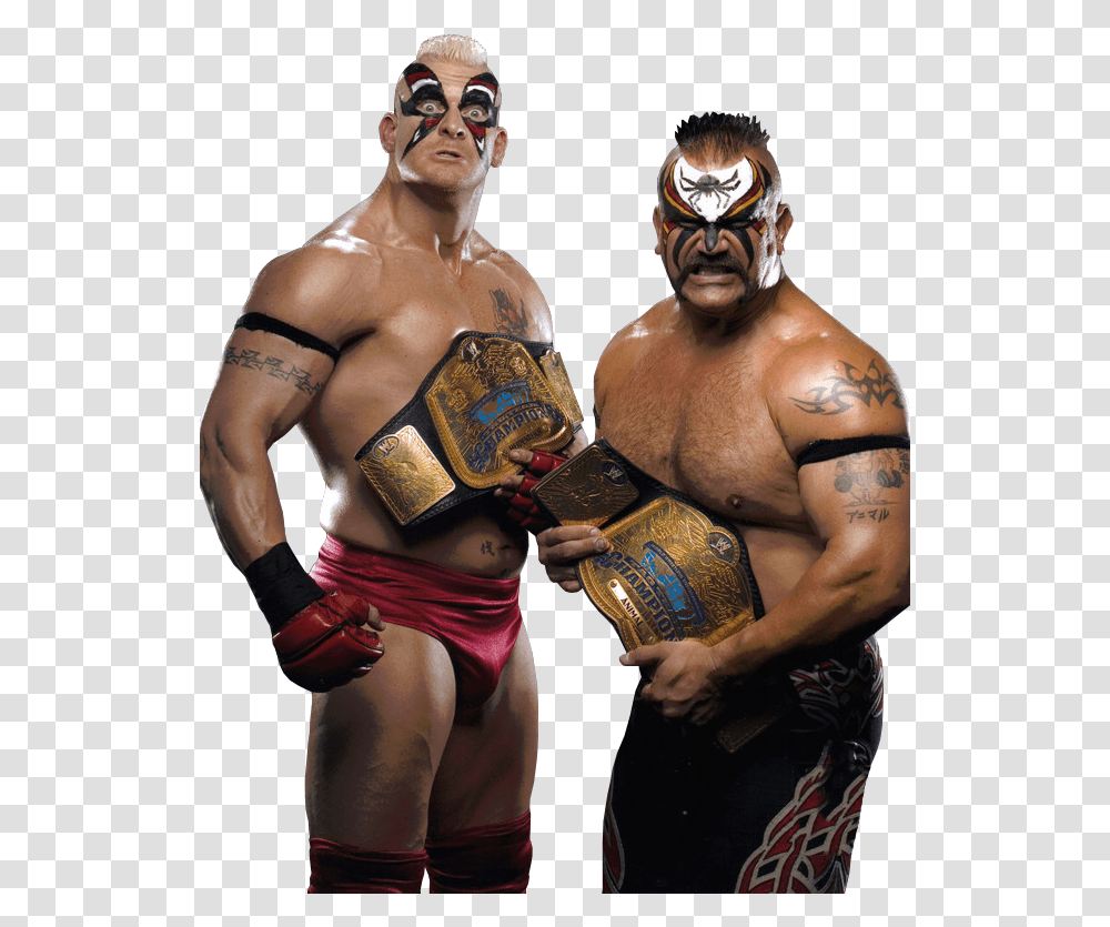 Animal & Heidenreich Wwe Tag Champs Hulk Hogan, Person, Human, Sport, Sports Transparent Png