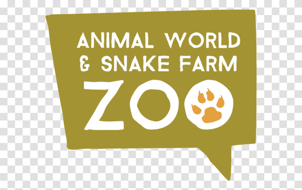 Animal World And Snake Farm Zoo Logo, Number, Poster Transparent Png