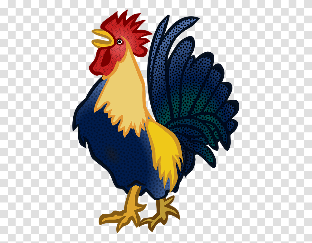 Animales Pollos Gallo Gallos Granja Hahn Rooster Clipart, Poultry, Fowl, Bird, Chicken Transparent Png