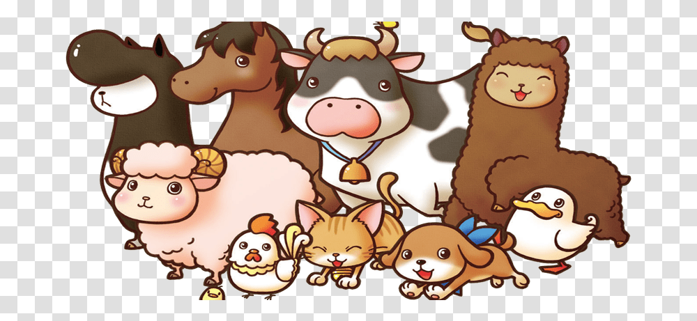 Animalitos Boni Animals Clipart Background, Mammal, Cow, Cattle, Dairy Cow Transparent Png