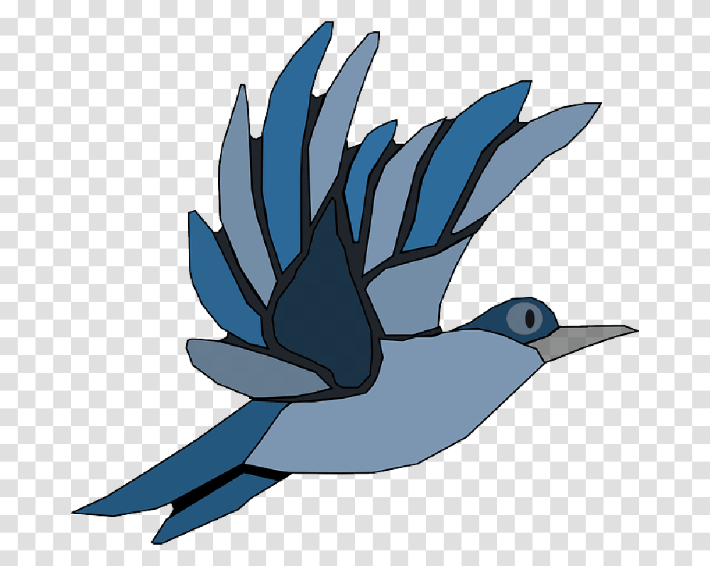 Animals Blue Silhouette Cartoon Birds Bird Fly Animated Flying Bird, Jay, Swallow, Bluebird, Blue Jay Transparent Png