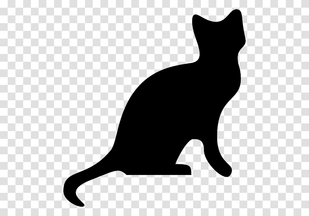 Animals Cat Head People Profile Silhouette, Pet, Mammal, Black Cat, Egyptian Cat Transparent Png
