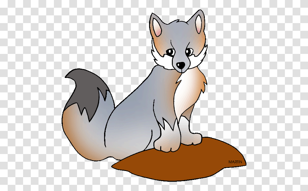 Animals Clip Art By Phillip Martin Grey Fox Grey Fox Clipart, Mammal, Wildlife, Weasel, Cat Transparent Png