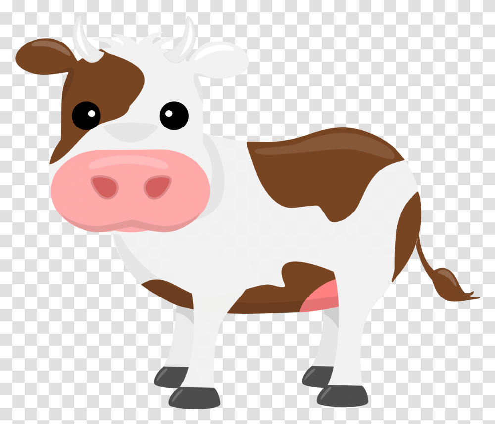 Animals Clipart Background Background Cute Cow Clipart, Cattle, Mammal, Dairy Cow Transparent Png