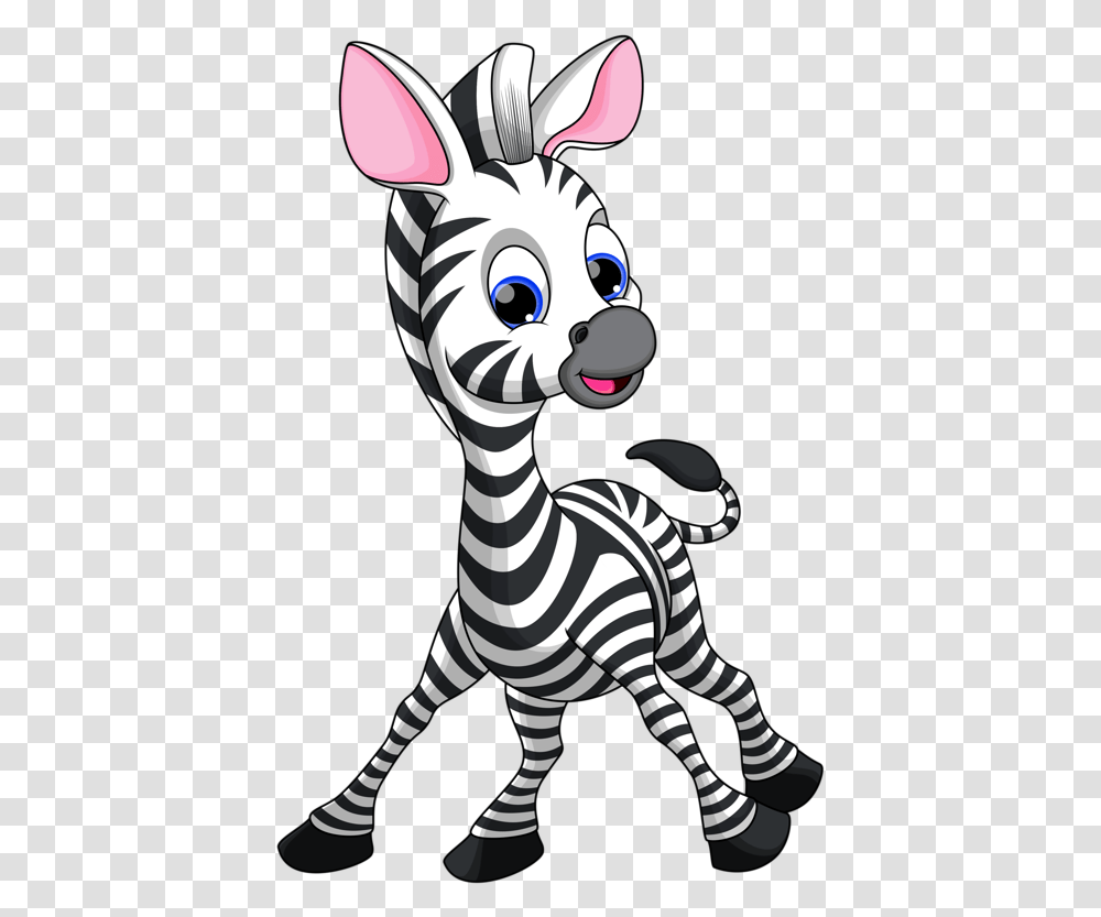 Animals Clipart Cartoon Zebra, Mammal, Wildlife Transparent Png