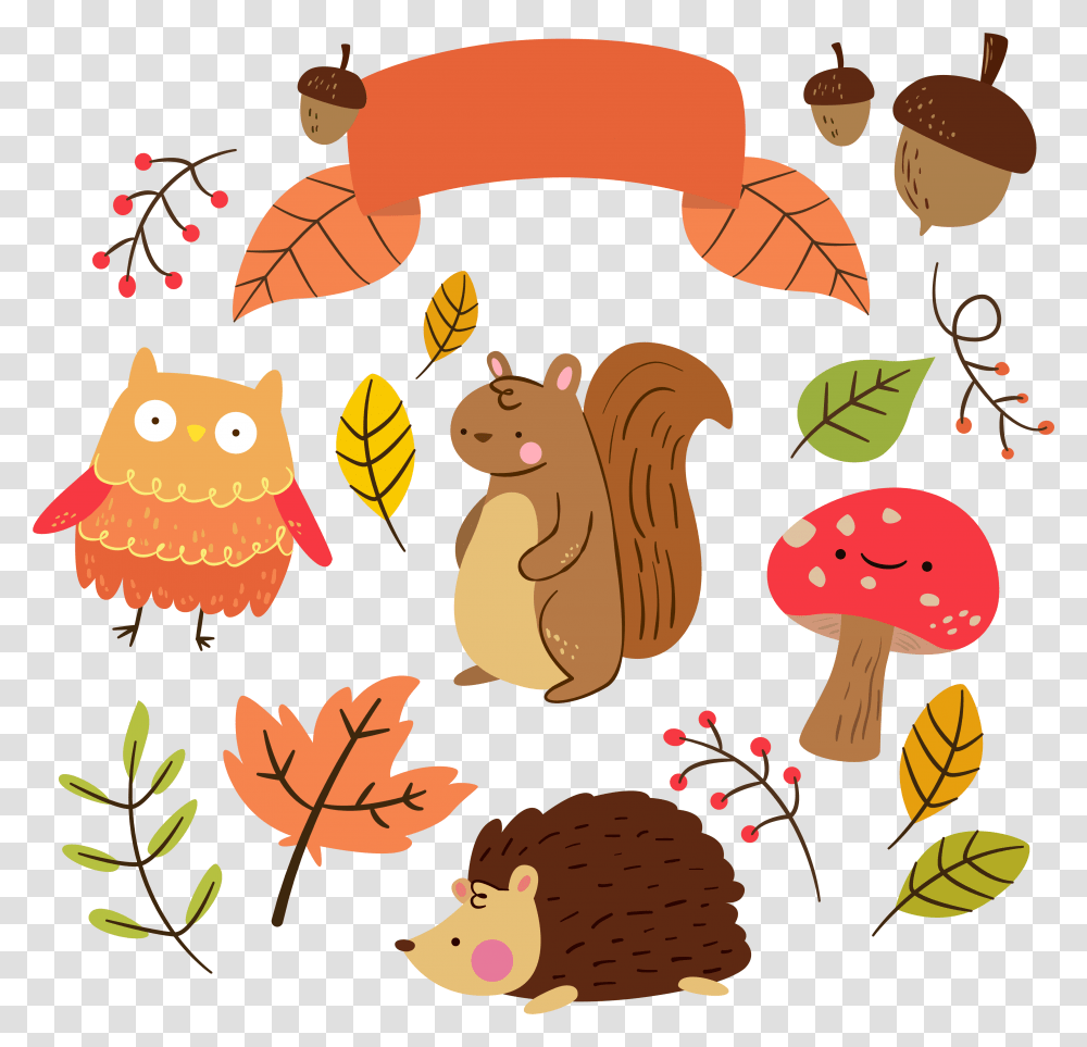 Animals Clipart Thanksgiving, Plant, Seed, Grain, Produce Transparent Png