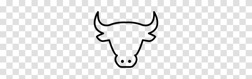 Animals Cows Animal Outline Cow Cow Head Animal Cow Outline Icon, Gray Transparent Png