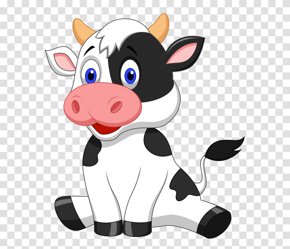 Animals Cute Cows Cow And Cute Baby Cow, Mammal, Cattle, Toy, Dairy Cow Transparent Png