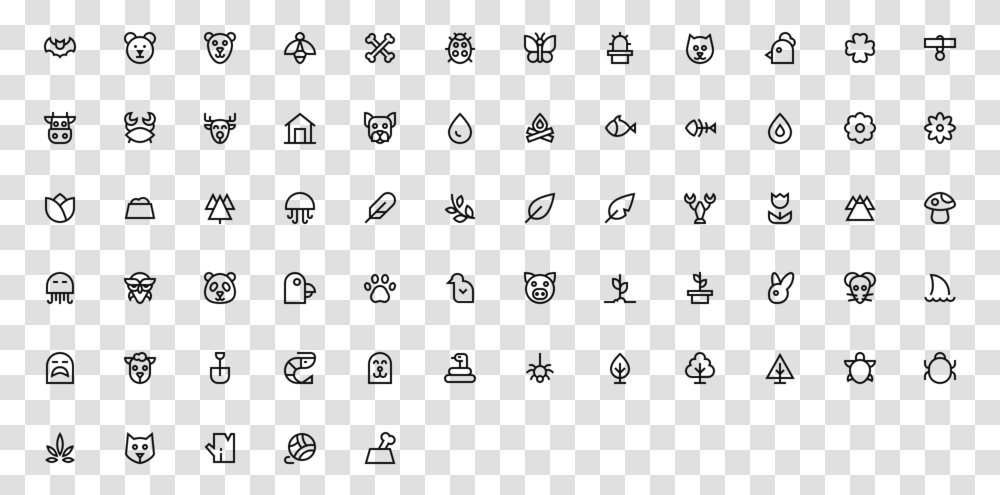 Animals Nature Icons 32px Norse Glyphs, Computer Keyboard, Computer Hardware, Electronics Transparent Png