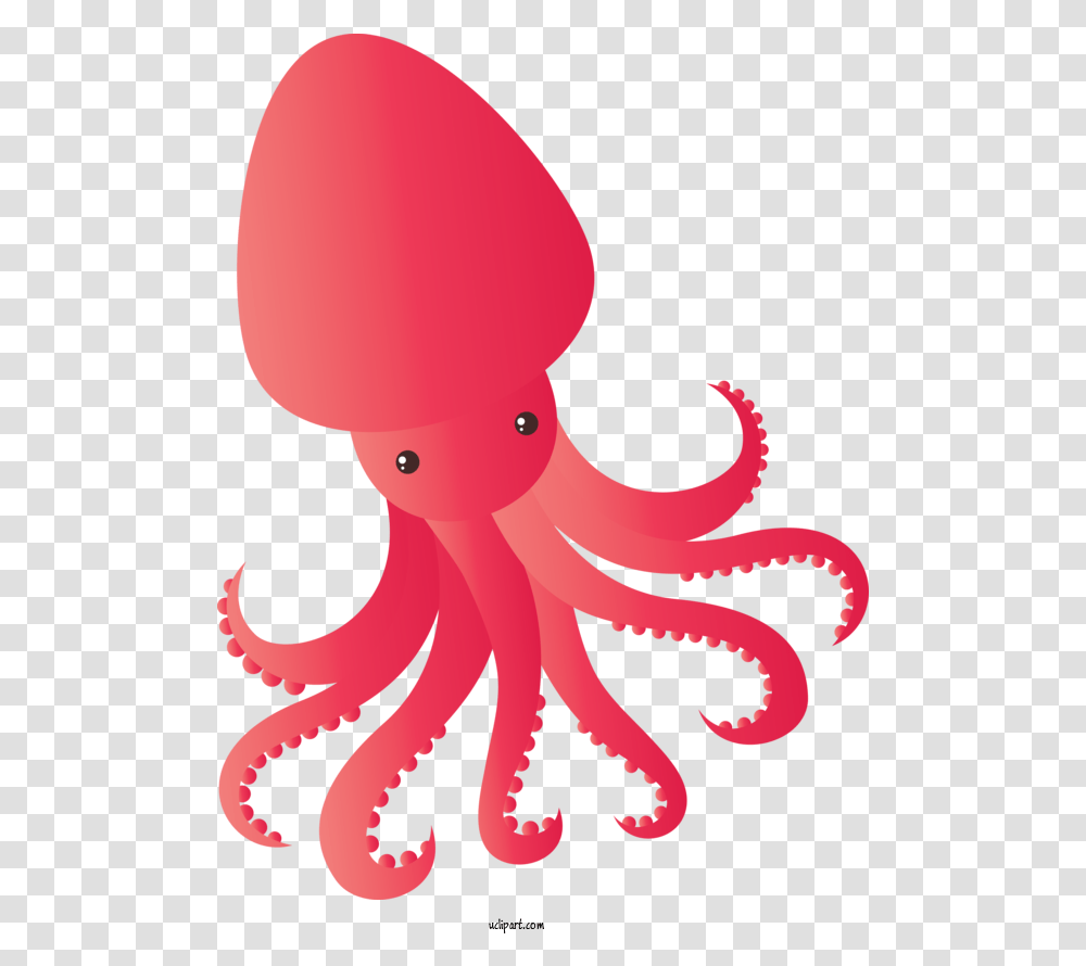 Animals Octopus Giant Pacific Clip Art, Invertebrate, Sea Life Transparent Png
