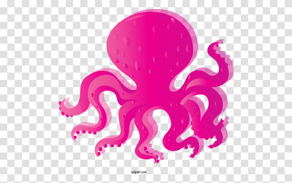 Animals Octopus Giant Pacific For Common Octopus, Invertebrate, Sea Life, Purple, Heart Transparent Png