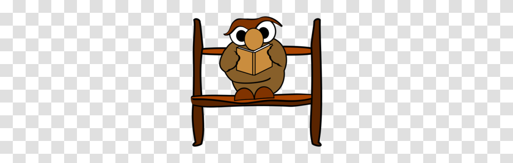 Animals Reading Young Clipart, Furniture, Chair, Table, Beaver Transparent Png