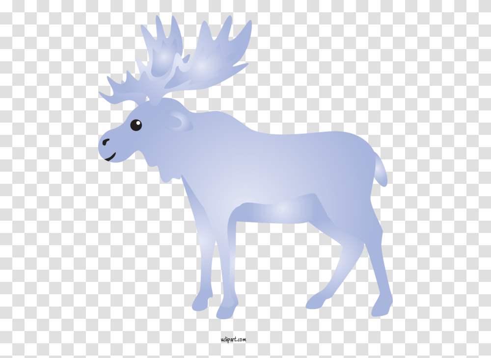 Animals Reindeer Moose Cartoon For, Mammal, Wildlife, Horse, Elk Transparent Png