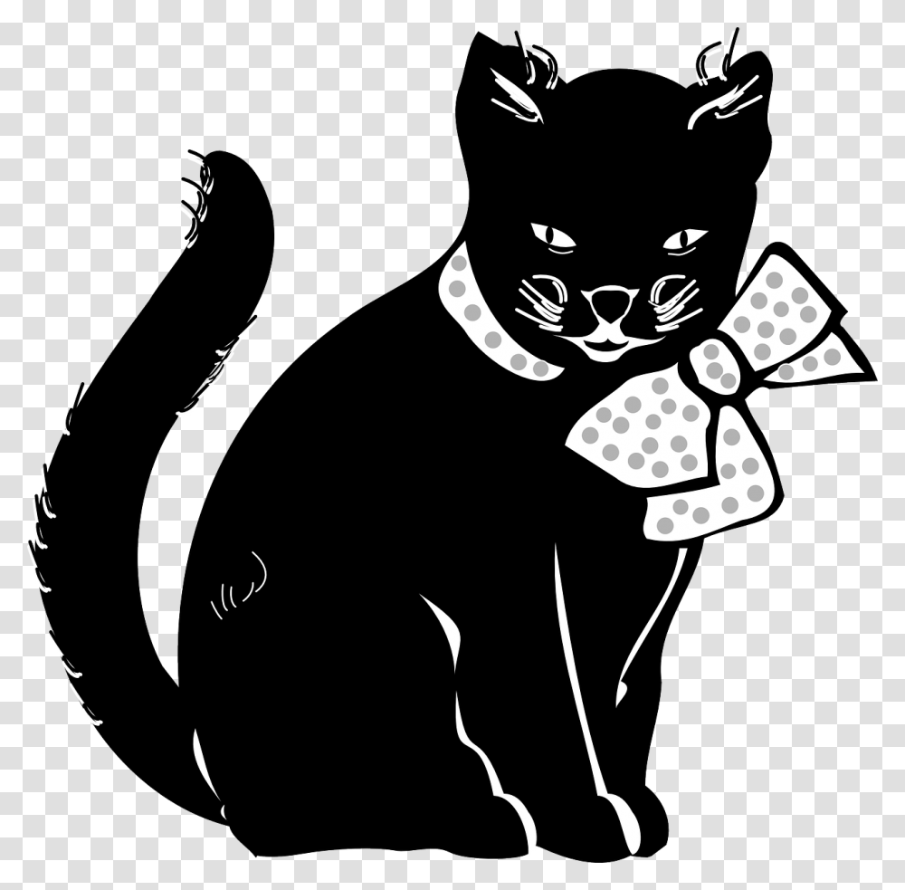 Animasi Kucing Warna Hitam, Cat, Pet, Mammal, Animal Transparent Png